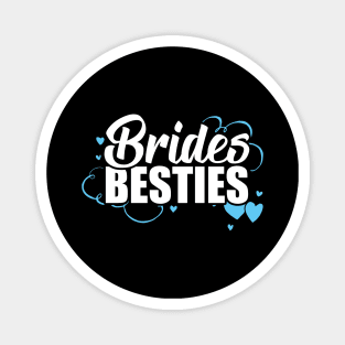 Cute Brides Besties Bachelorette Party Group Magnet